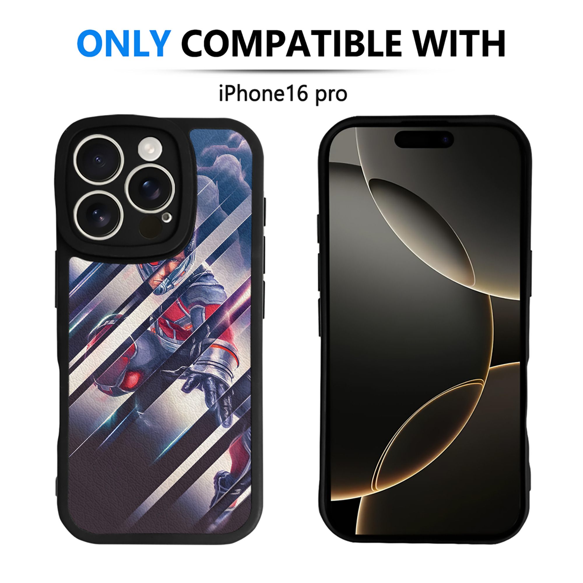（画像用） アベンジャーズ The Avengers 【iPhone 16シリーズ対応】シリコンスマホケース（レザー調） 材質：シリコン